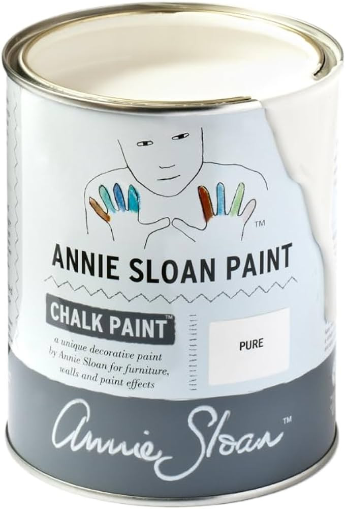 Annie Sloan Chalk Paint\u00ae (Pure, 1 Litre/33.8 Fl Oz) a unique decorative paint for furniture,... | Amazon (US)
