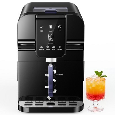 Simzlife Nugget Ice Maker and Dispenser, 30 Lbs./24H, One-Tap Auto Soft Chewable Ice Dispensing, Self-Cleaning, Black | Target