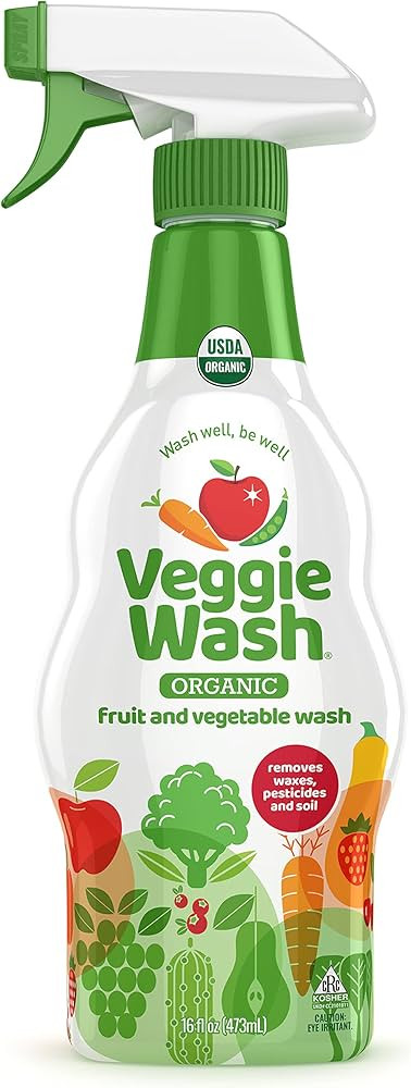 Veggie Wash Organic Fruit and Vegetable Wash, 16-oz | Amazon (US)