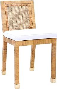 Tov Furniture Amara Rattan Dining Chair | Amazon (US)