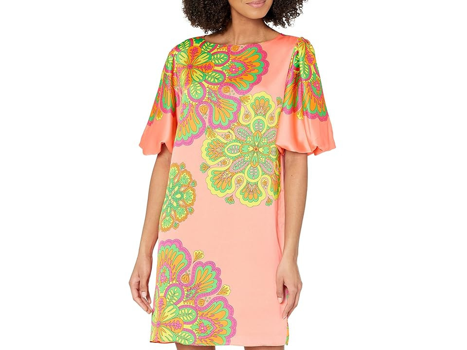 Trina Turk Luv Dress Women's Clothing Pink Dawn : 4, Jersey/Rayon | Zappos