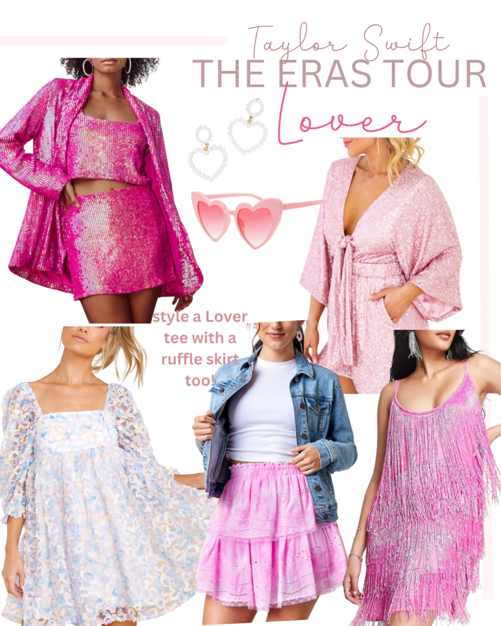 Taylor swift The Eras Tour concert outfit ideas - lover edition!💗

#LTKFind #LTKstyletip #LTKunder100