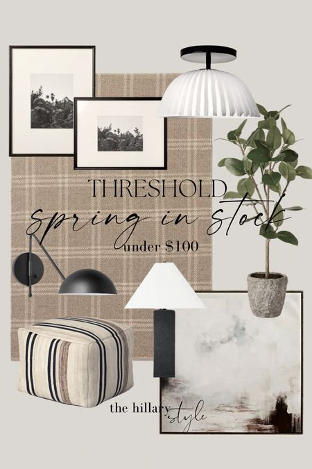 Threshold Spring In Stock: 
Under $100 

Anything Threshold by Studio McGee sells out quick at Target! 

#LTKSeasonal #LTKFind #LTKhome