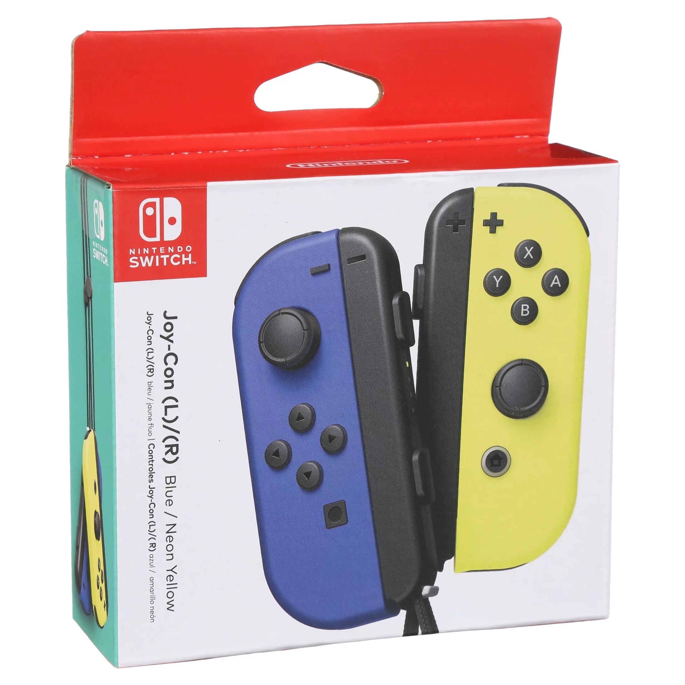 Nintendo Switch Joy-Con Pair, Neon Blue & Neon Yellow | Walmart (US)