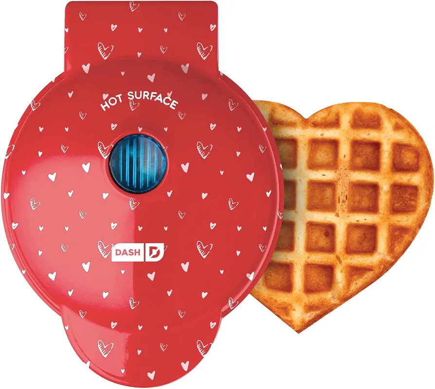 Dash Mini Waffle Maker- Electric Waffle Maker for Fun Breakfasts - Dual Nonstick Cooking Surface ... | Amazon (US)