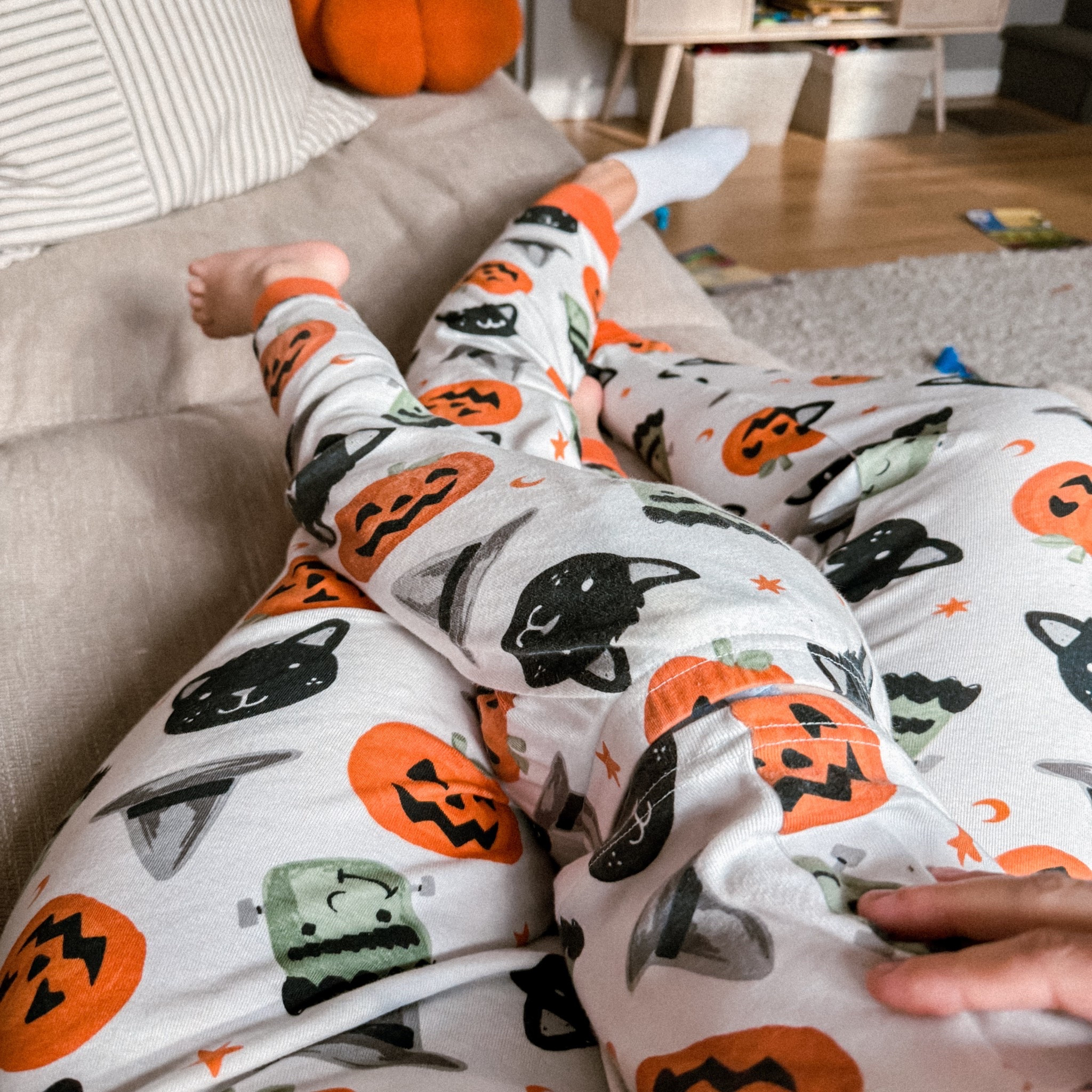 Cutest matching Halloween PJs! 🎃🐈‍⬛🧡

#LTKFindsUnder50 #LTKHalloween #LTKBaby