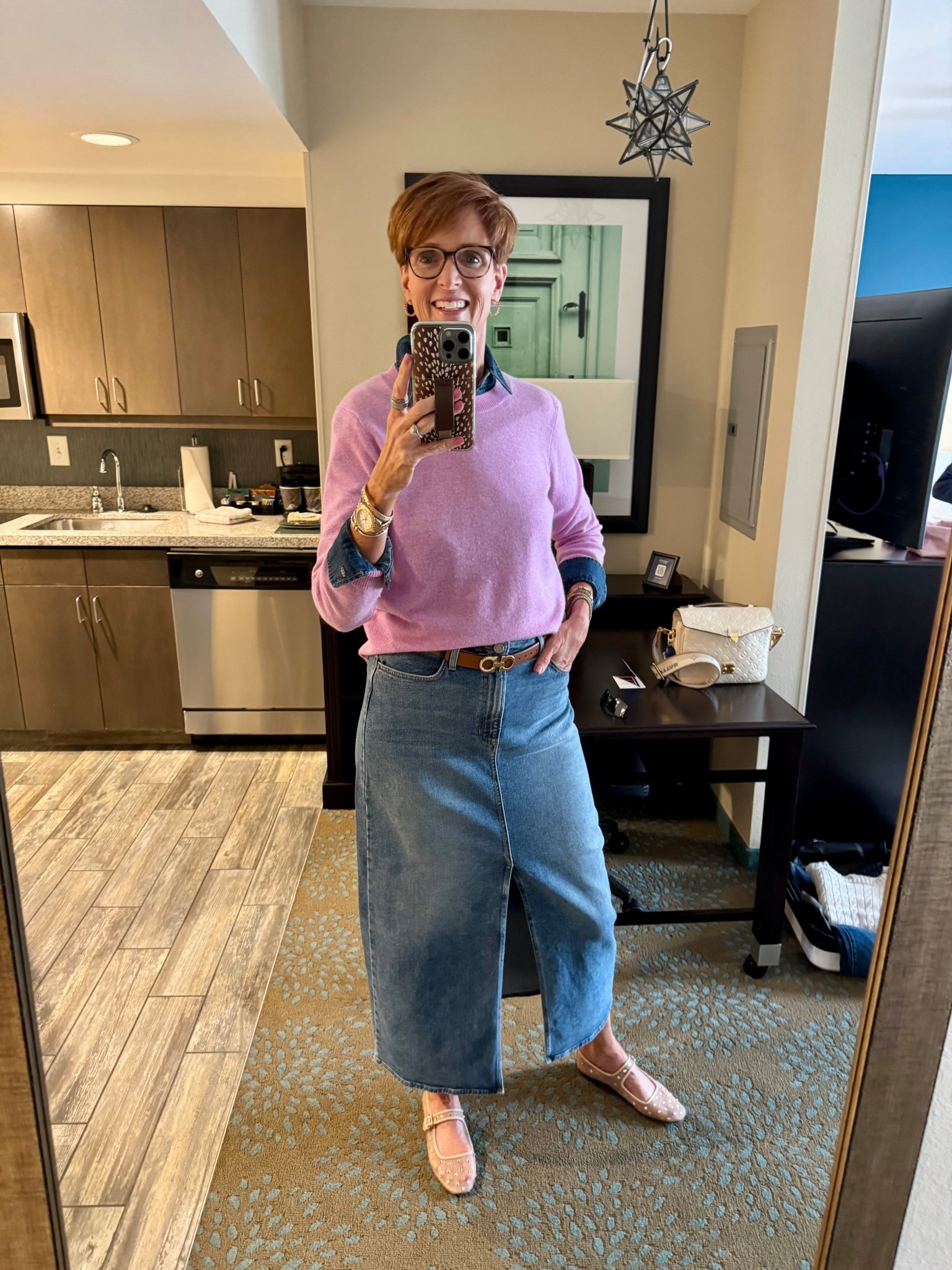 Hi! For reference, I am 55 years old, I am 6’1”. I have a 35” inseam. I wear a small or medium in most tops, an 8 or a 10 in most bottoms, an 8 in most dresses, and a size 9 shoe. 

Make sure to subscribe to my newsletter found in my bio so you don’t miss out on my must have favorites! And download the LTK app, follow my LTK shop, and favorite this post or your favorite items to get notified when they go on sale!

Over 50 fashion, tall fashion, workwear, everyday outfits, timeless outfits, Classic Outfits

spring outfit, travel outfit, ballet flats, wedding guest outfit, vacation outfit, travel essentials, organization, sweater dress, jeans, boots, loungewear, date night, watch now, office outfit, spring break outfit, living room refresh, home refresh, spring dresses, classic ootd, cashmere sweater, transitional ootd, denim skirt, layered style, denim shirt, running errands, girls day, date night, 

#LTKSeasonal #LTKStyleTip #LTKOver40