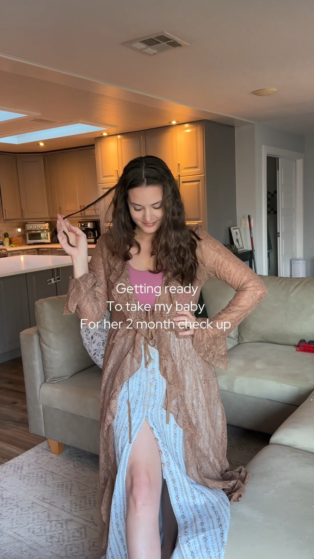 Loveeeeee three bird nest for my boho outfits. 
I am 5’3 
34G 
2 months PP 138lbs 
🌊I am wearing a medium skirt but I could have gotten a small. The band is smocked so very stretchy! 
🌊The brown dustier I got in a large. Runs a tad small so I sized up

#LTKMidsize #LTKStyleTip #LTKPetite