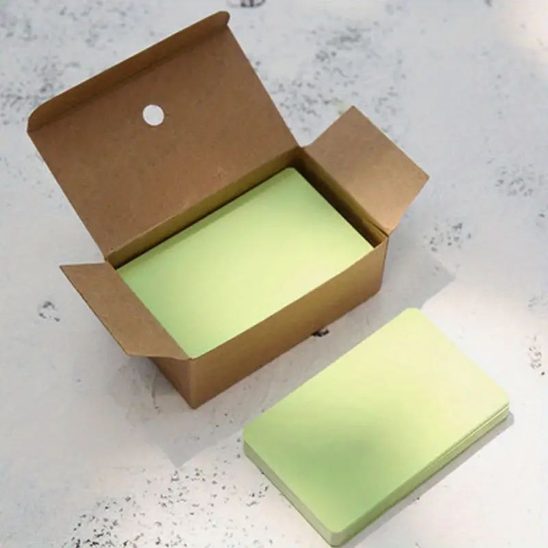 Retro Solid Color Cards Portable Boxed Blank Kraft Cards - Temu | Temu Affiliate Program
