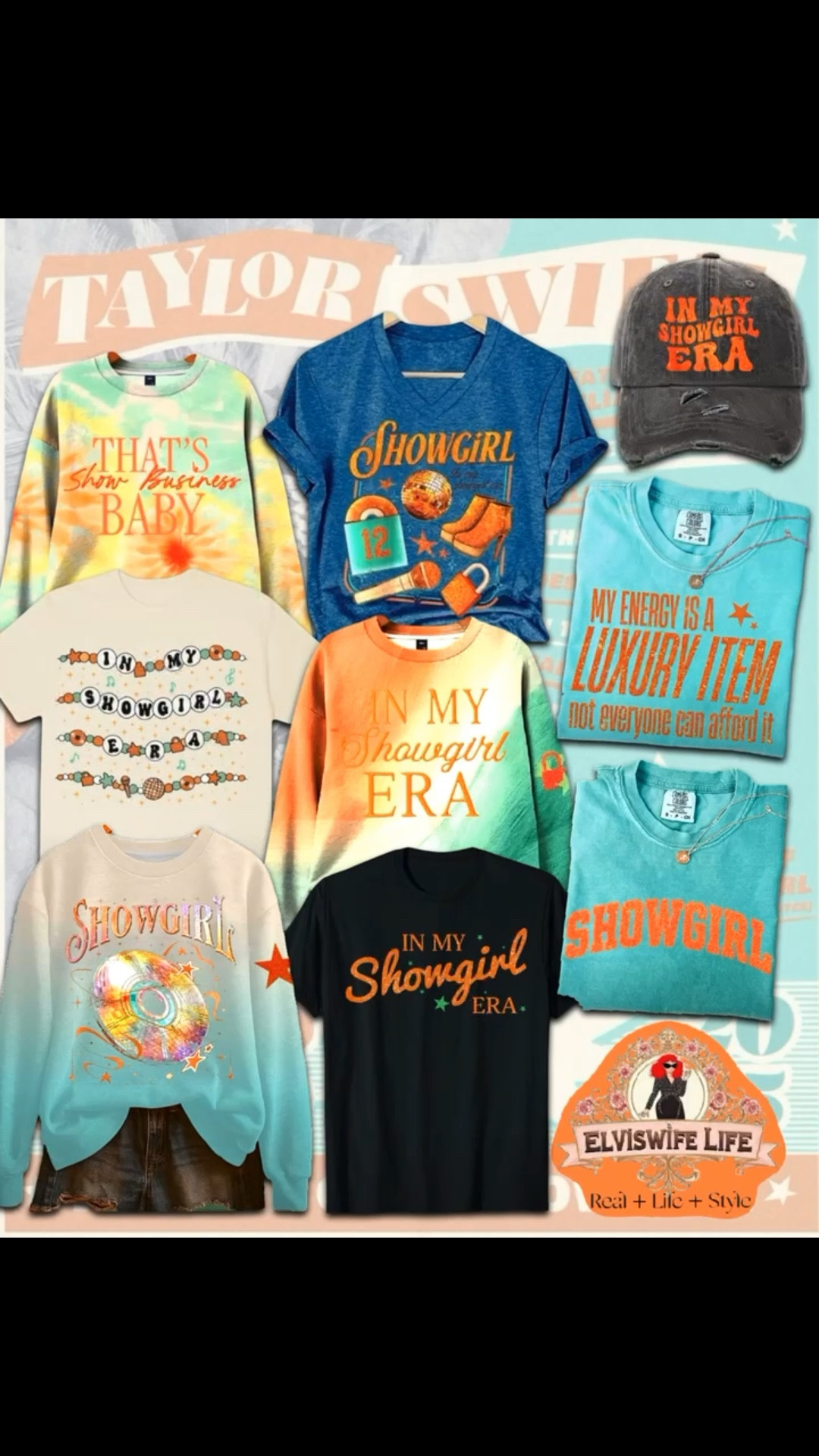 ✨ The countdown is ON, Swifties! 🎤 Taylor Swift: The Life of a Showgirl album + movie drop tomorrow, and I’ve rounded up the cutest graphic tops inspired by the showgirl era—available in both straight and plus sizes. 💖 Don’t forget to check out my full Showgirl Post + Products Collections on my main page for even more outfit inspo!

Ps - snag a few items to gift your favorite Swiftie this holiday season, before they’re all gone 😉

#ltkstyletip graphic tees sweatshirts hats ball caps concert outfits

#LTKFindsUnder50 #LTKPlusSize #LTKMidsize