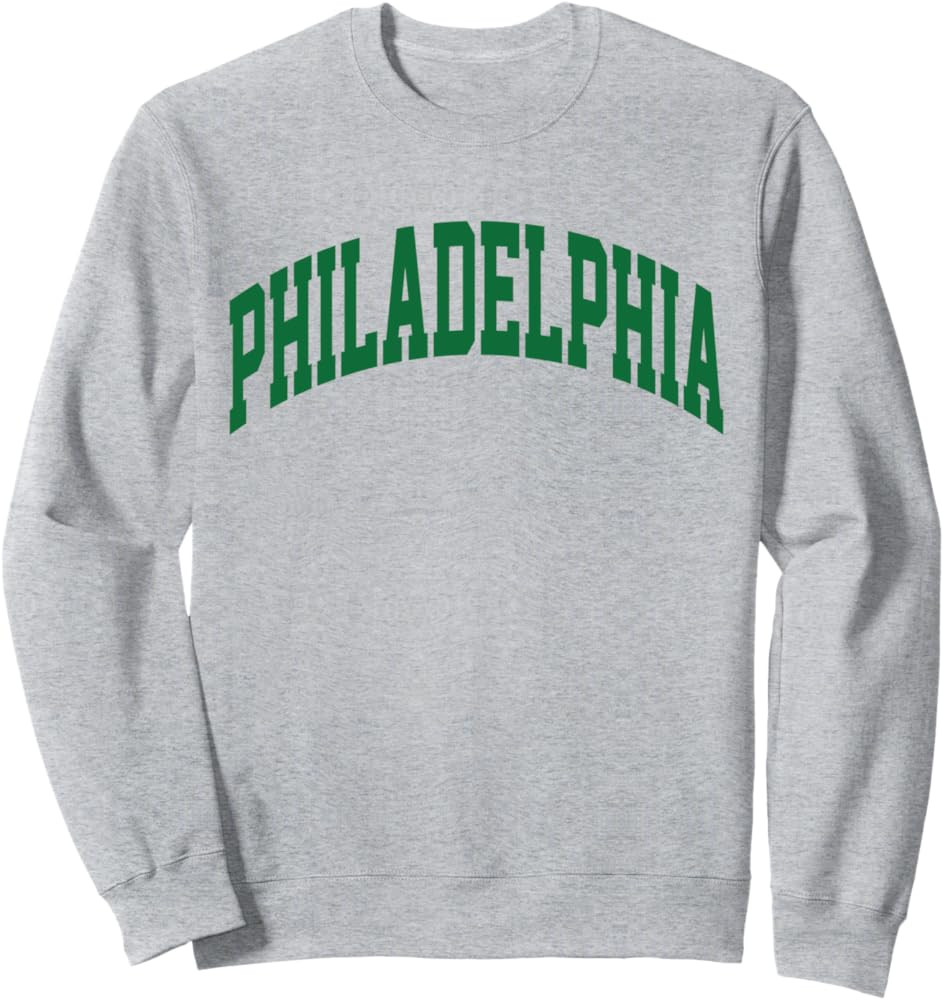Retro Philadelphia Souvenir Classic Philadelphia Green Tee Sweatshirt | Amazon (US)