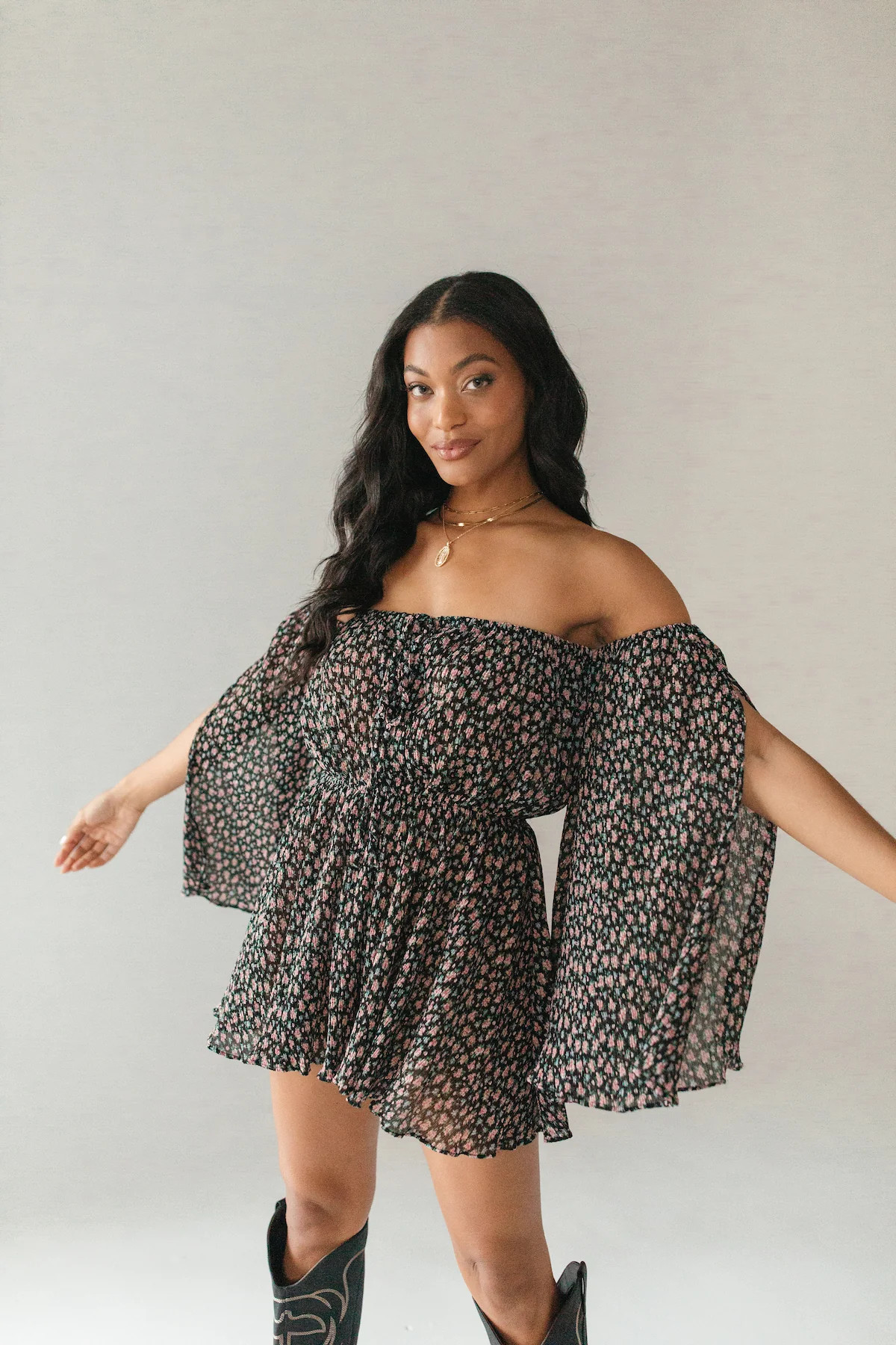 Andrea Black Romper - FINAL SALE | The Post