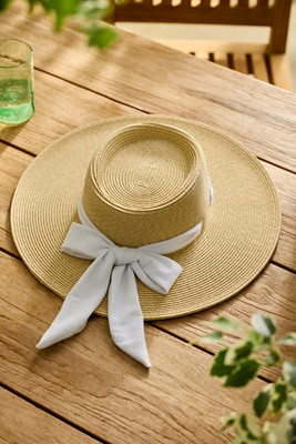 Wide Brim Boater Hat | Anthropologie (US)