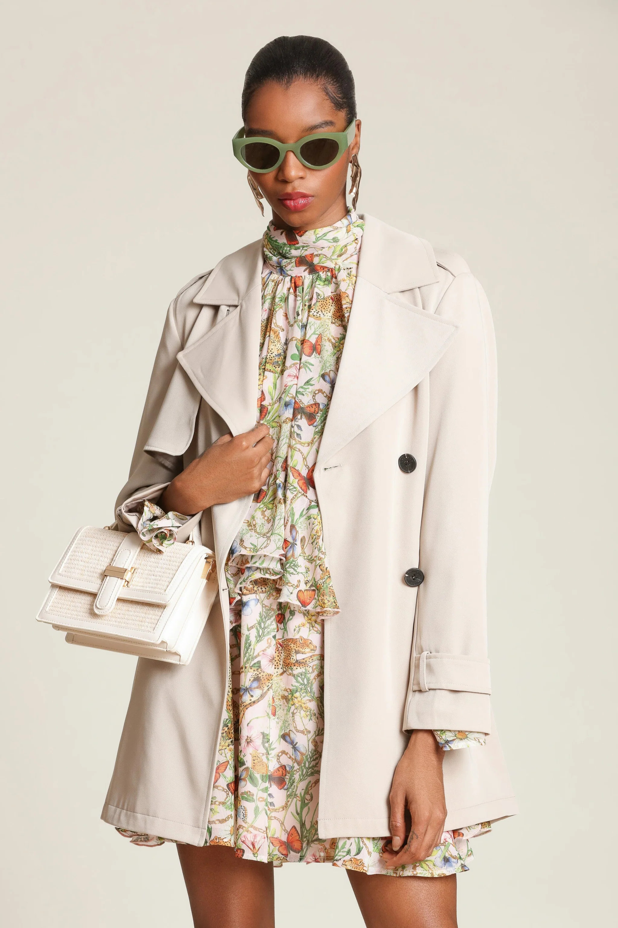 Lightweight Belted Trench Coat | Avec Les Filles