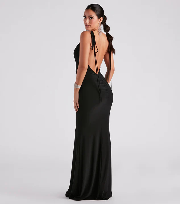 Clarence Formal Open Back Long Dress | Windsor Stores