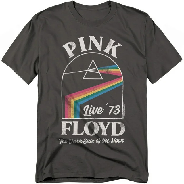 Pink Floyd T-Shirt Dark Side Of The Moon Live 73 Unisex Graphic Tee for Men & Women | Walmart (US)