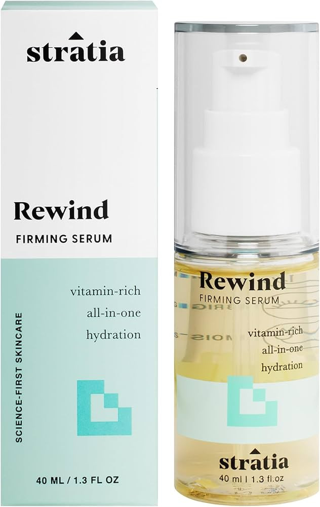 Stratia Rewind - Firming & Hydrating Serum to Hydrate and Fade Hyperpigmentation - DMAE, Niacinam... | Amazon (US)