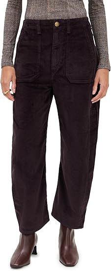 rag & bone Women's Charlie High Rise Ankle Barrel Corduroy Pants | Amazon (US)