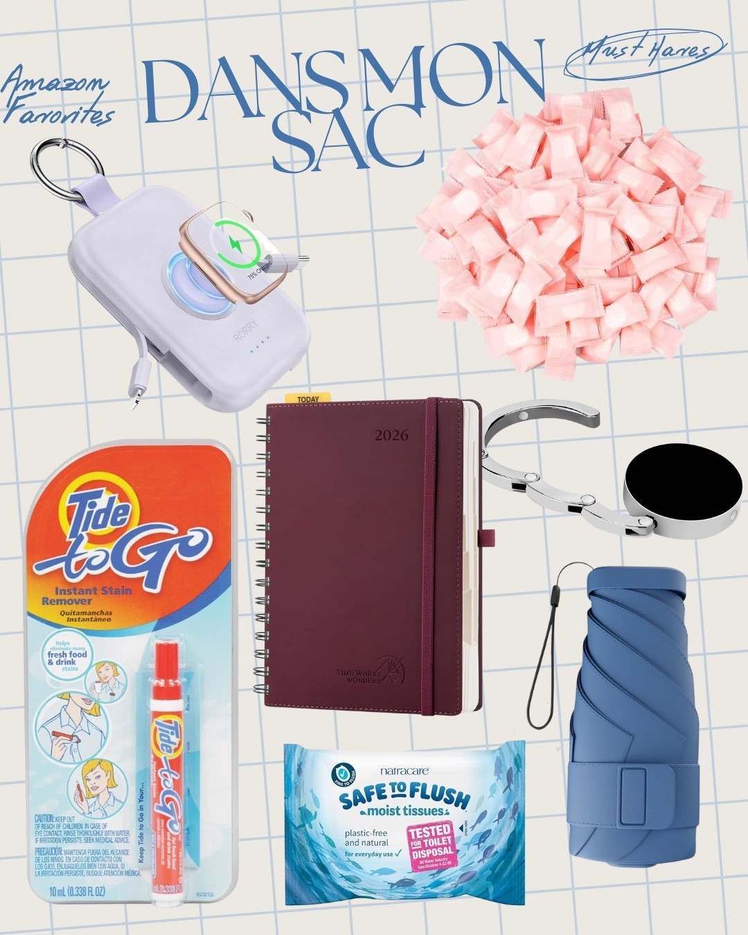 Bag essentials ! Les essentiels pour mon sac à mains à shopper chez Amazon #amazon #musthave 

#LTKfrance #LTKworkwear #LTKstyletip