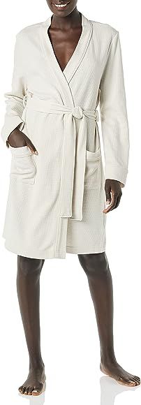 Amazon Essentials Women's Lightweight Waffle Mid-Length Robe | Amazon (US)