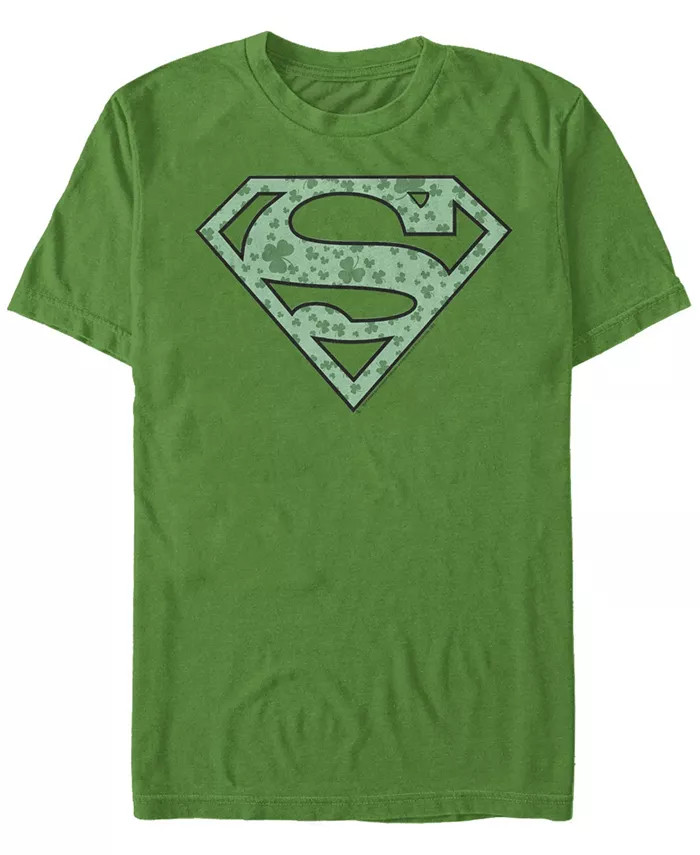 Men's Superman Shamrock Short Sleeve Crew T-shirt | Macys (US)
