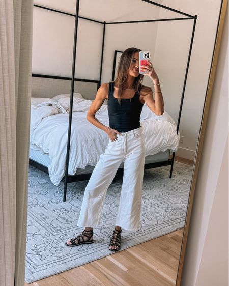 these white jeans are so cute and such a good go-to for spring + summer! ☀️ use code AFLAUREN for an extra 15% off!

#LTKstyletip #LTKsalealert