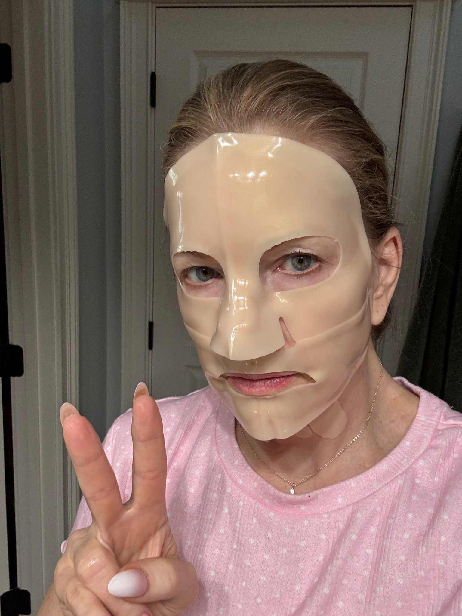 I tried a new viral skincare mask today.Y skin feels so hydrated and healthy! There are a few different choices. I left it on for 30 minutes, but when you leave it on for 3-4 hours it turns gold and you’ll get all the incredible benefits. 

#LTKmomlife #LTKBeauty #LTKselfcare
