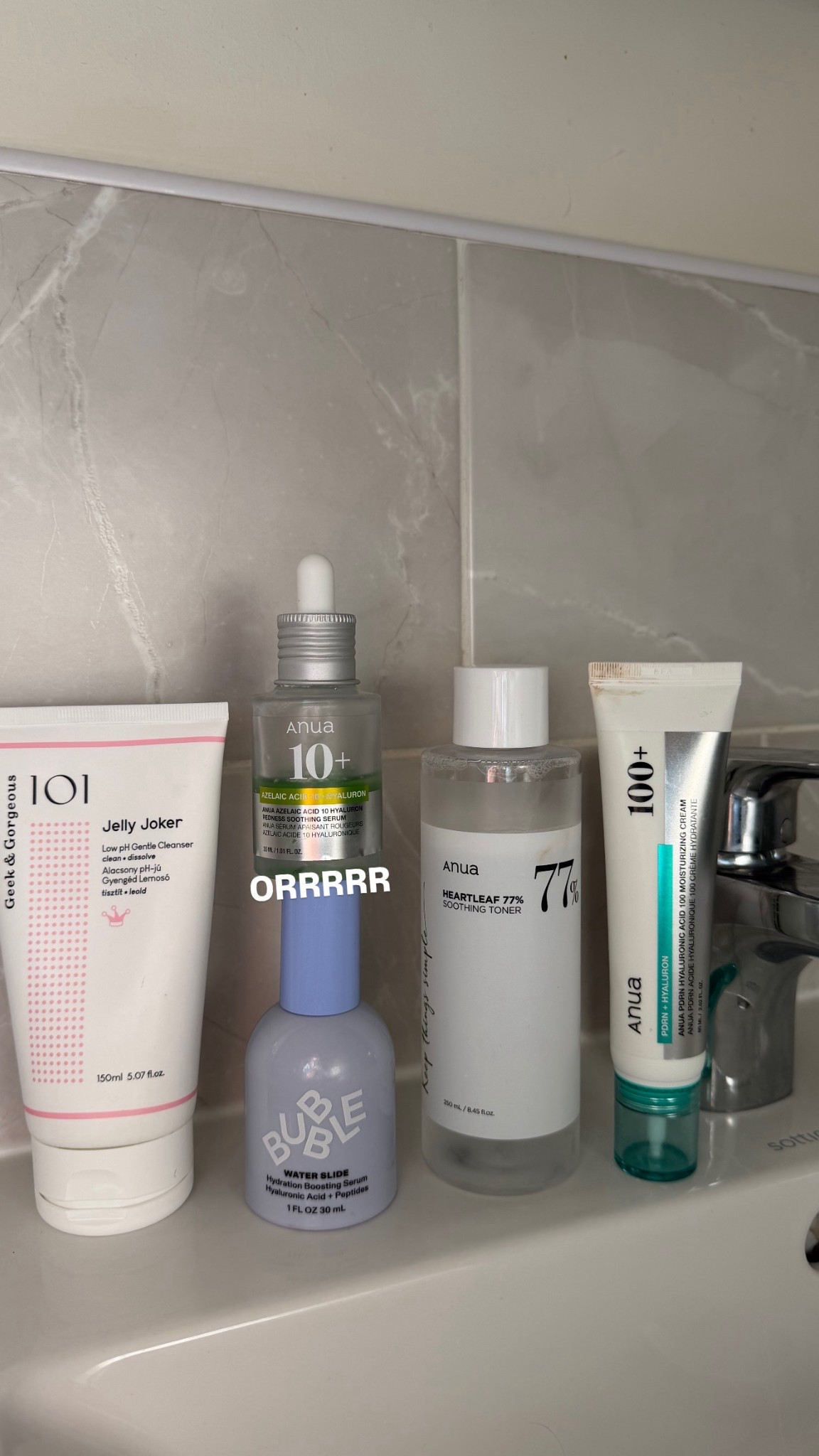 Evening routine #2 3-4 times weekly: recovery night 🫧🧴✨

Bubble skincare
Anua 
Geek and gorgeous 
Acne skin 
Acne prone routine 

#LTKuk #LTKbeauty #LTKtravel