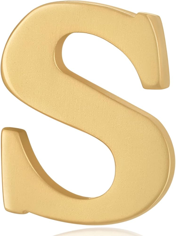 HONEY BEAR Mens Womens Initial Alphabet Letter Lapel Pins Collar Badge Brooches for Business Wedd... | Amazon (US)