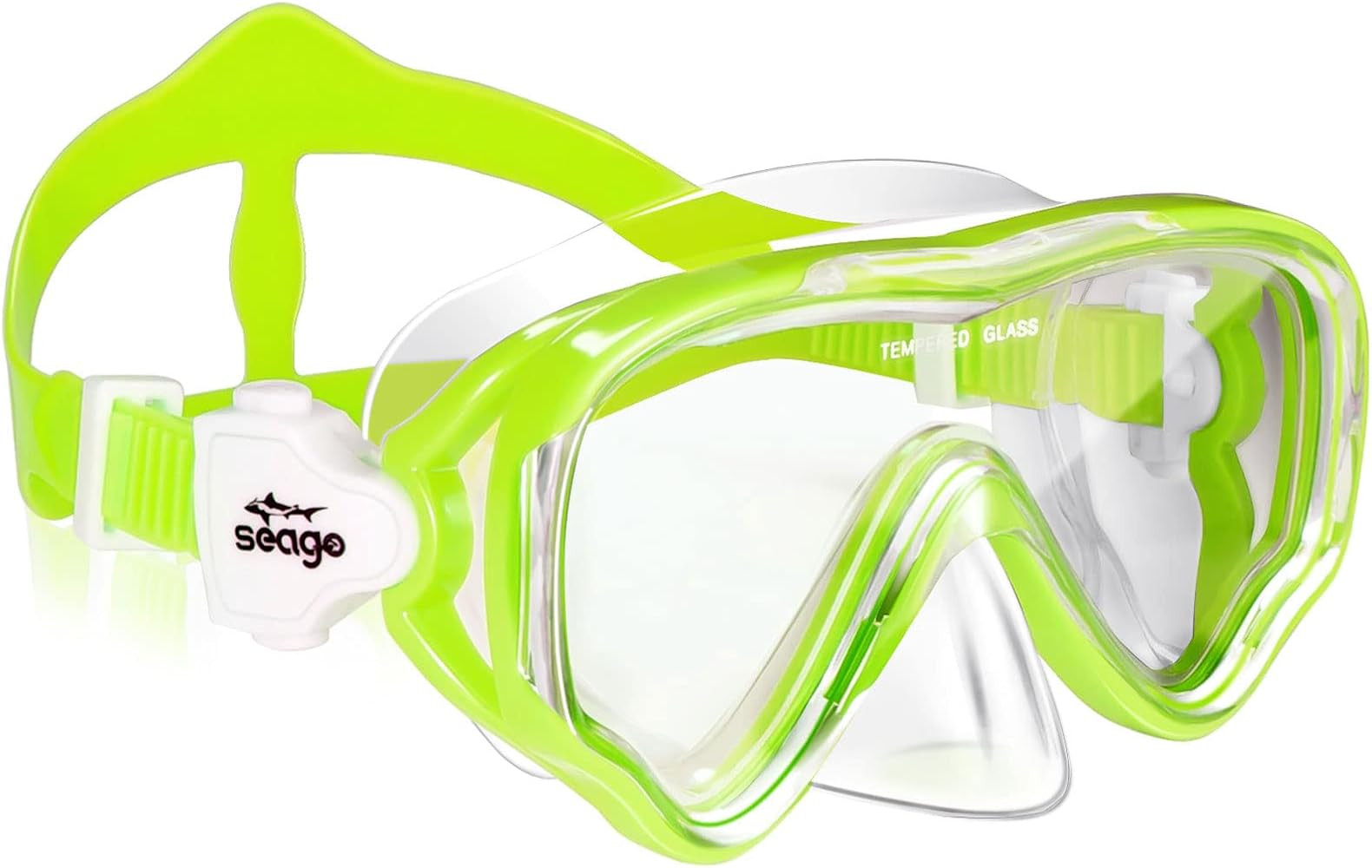 Seago Kids Swim Goggles Snorkel Diving Mask for Youth(5-15), Anti-Fog 180° Clear View | Amazon (US)