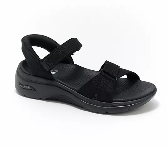 Skechers Slip-ins GO Walk Arch Fit Sandals - Ava - QVC.com | QVC