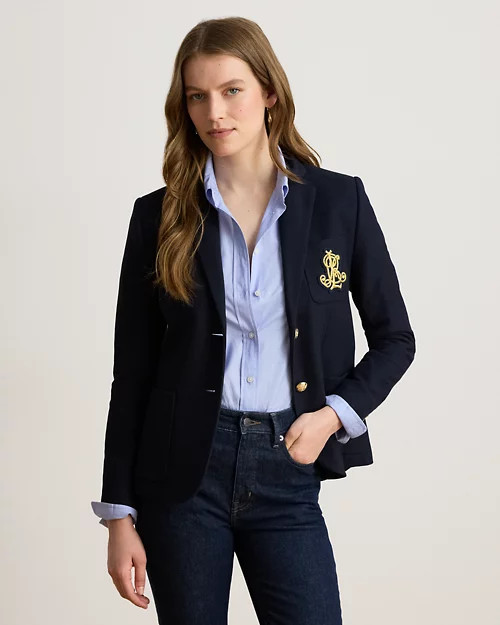 Bullion Jacquard Blazer for Women | Ralph Lauren® UK | Ralph Lauren (UK)