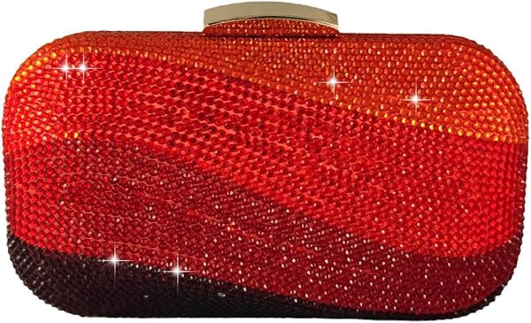 Boutique De FGG Mini Rhinestone Clutch Purses for Women Formal, Luxury Crystal Clutch Evening Han... | Amazon (US)