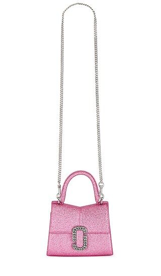 The Galactic Glitter St. Marc Mini Top Handle Bag in Lipstick Pink | Revolve Clothing (Global)