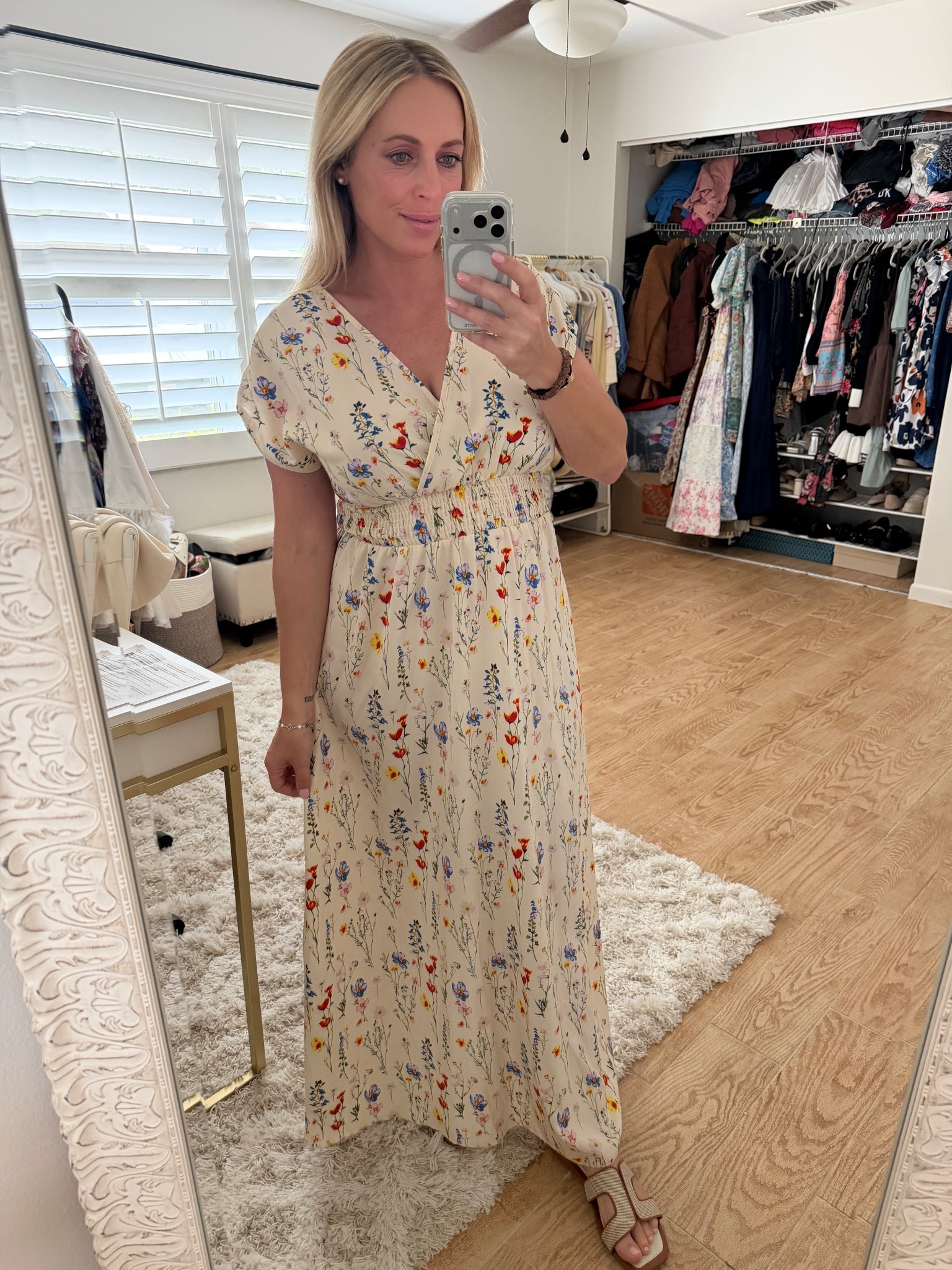 SHEIN floral maxi dress 

#LTKSeasonal #LTKootd #LTKBump