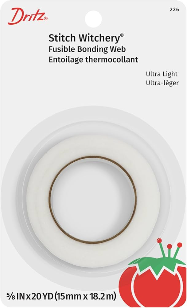 Dritz 226 Stitch Witchery, Ultra Light Weight, 5/8-Inch X 20-Yards, White | Amazon (US)