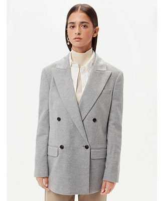 Women's Double-Breasted Cashmere Blazer | Macy's