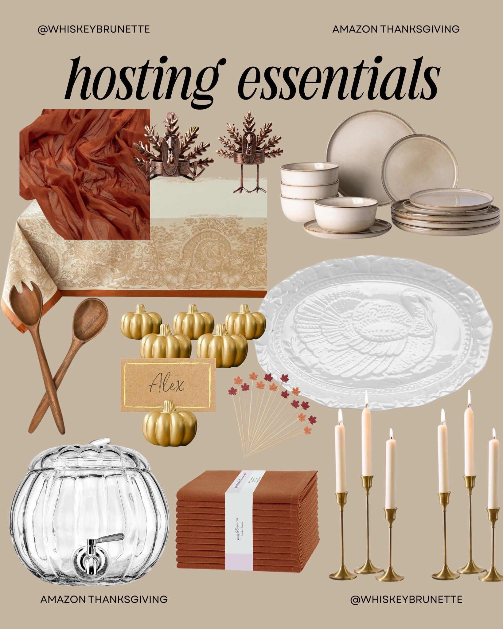 Are you hosting Thanksgiving this year? Grab these hosting essentials on Amazon for the perfect tablescape and dinner spread! 

#LTKSeasonal #LTKHome