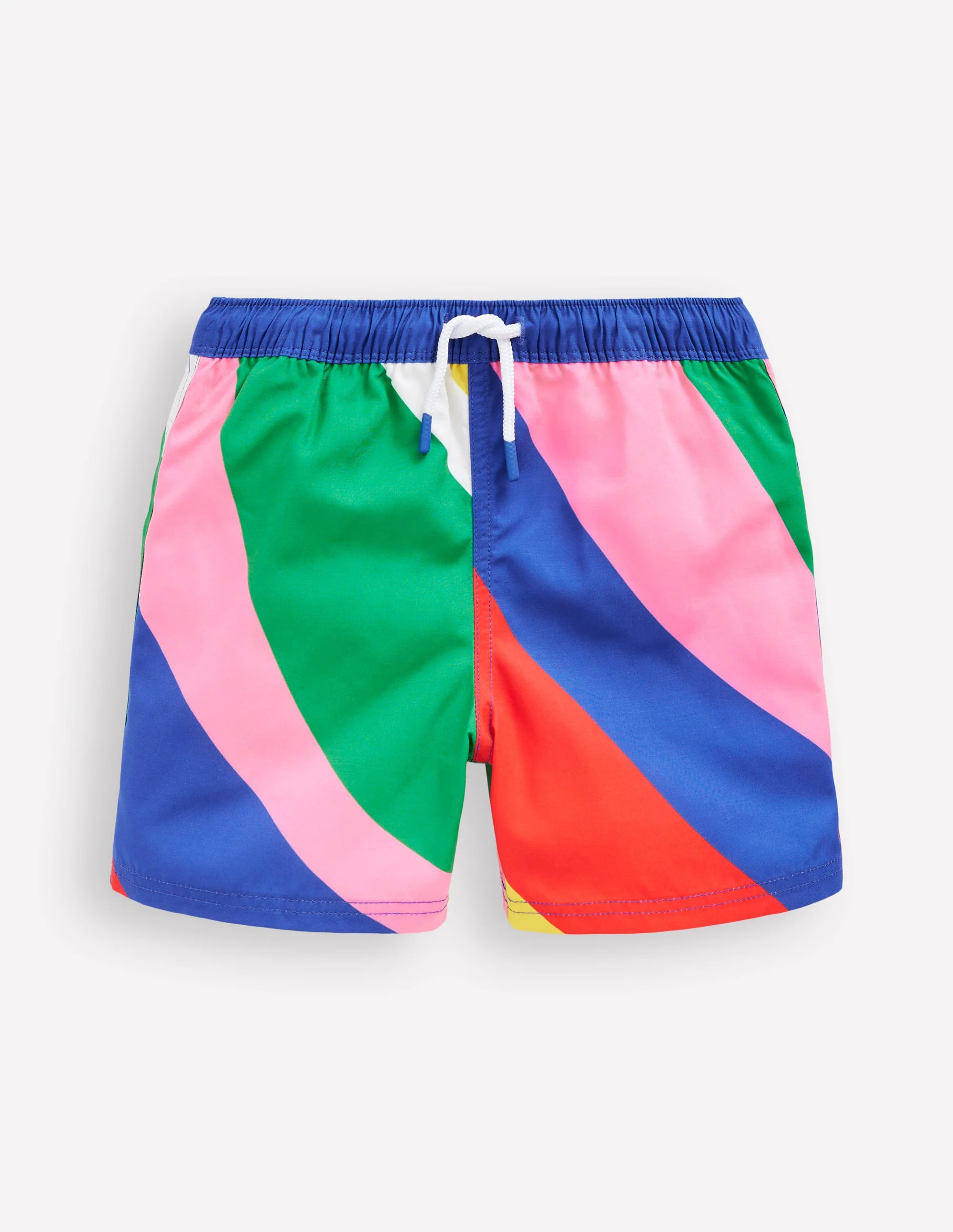 Badeshorts-Bunt Regenbogen Swirl-Motiv | Boden DE
