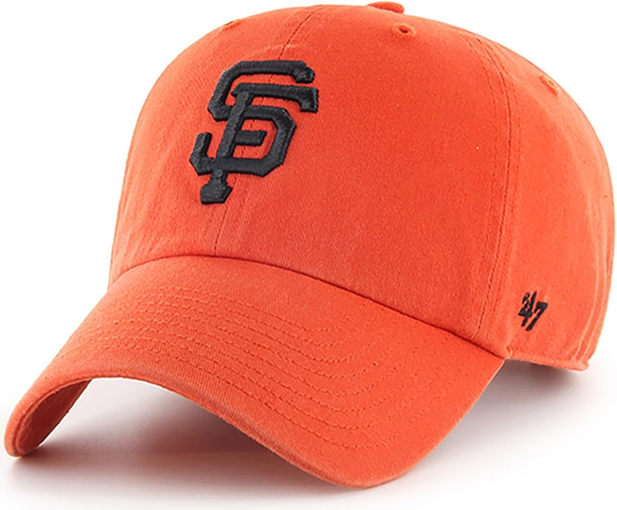47 Brand MLB Alternate Color Primary Logo Clean Up Adjustable Baseball Cap Hat, Adult One Size Fi... | Amazon (US)