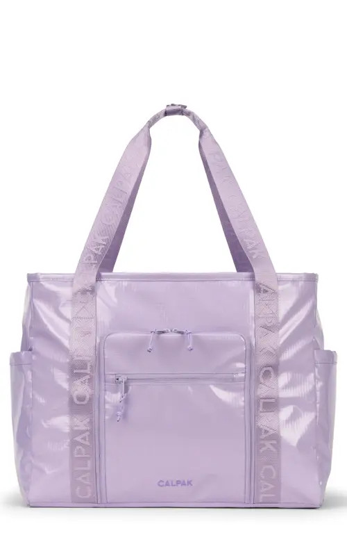 CALPAK Terra 35L Water Resistant Zip Tote in Amethyst at Nordstrom | Nordstrom