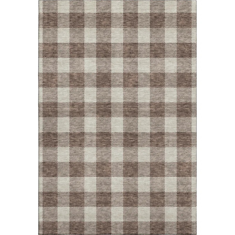 Premium Machine Washable Prisco Brown Rug | Wayfair North America