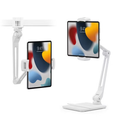 Twelve South HoverBar Duo for iPad  &  iPad Pro/Tablets Adjustable Arm with Weighted Base and Surface Clamp Attachments for Mounting iPad White | Target