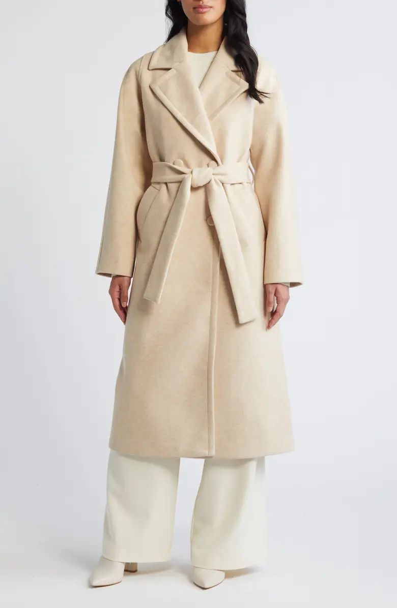 Bernardo Double Breasted Belted Coat | Nordstrom | Nordstrom