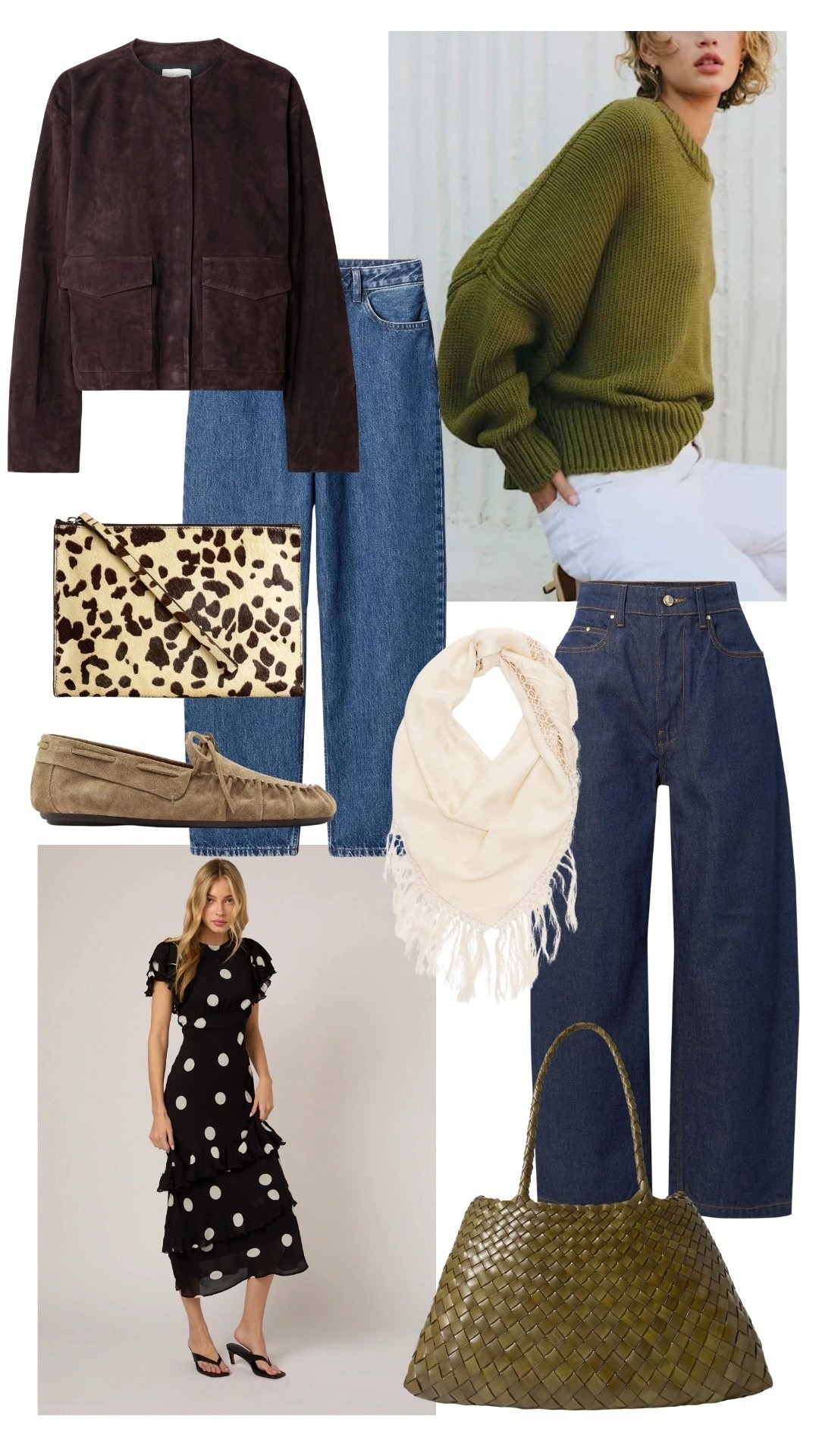There’s a sprinkle of spring flavour to my screenshots and saves this week, and I can’t say I’m mad about it. Denim new in, suede jackets and olive green. Hint of fun trends, polka dots, animal print and tassle scarves

#LTKspringtrends #LTKspring