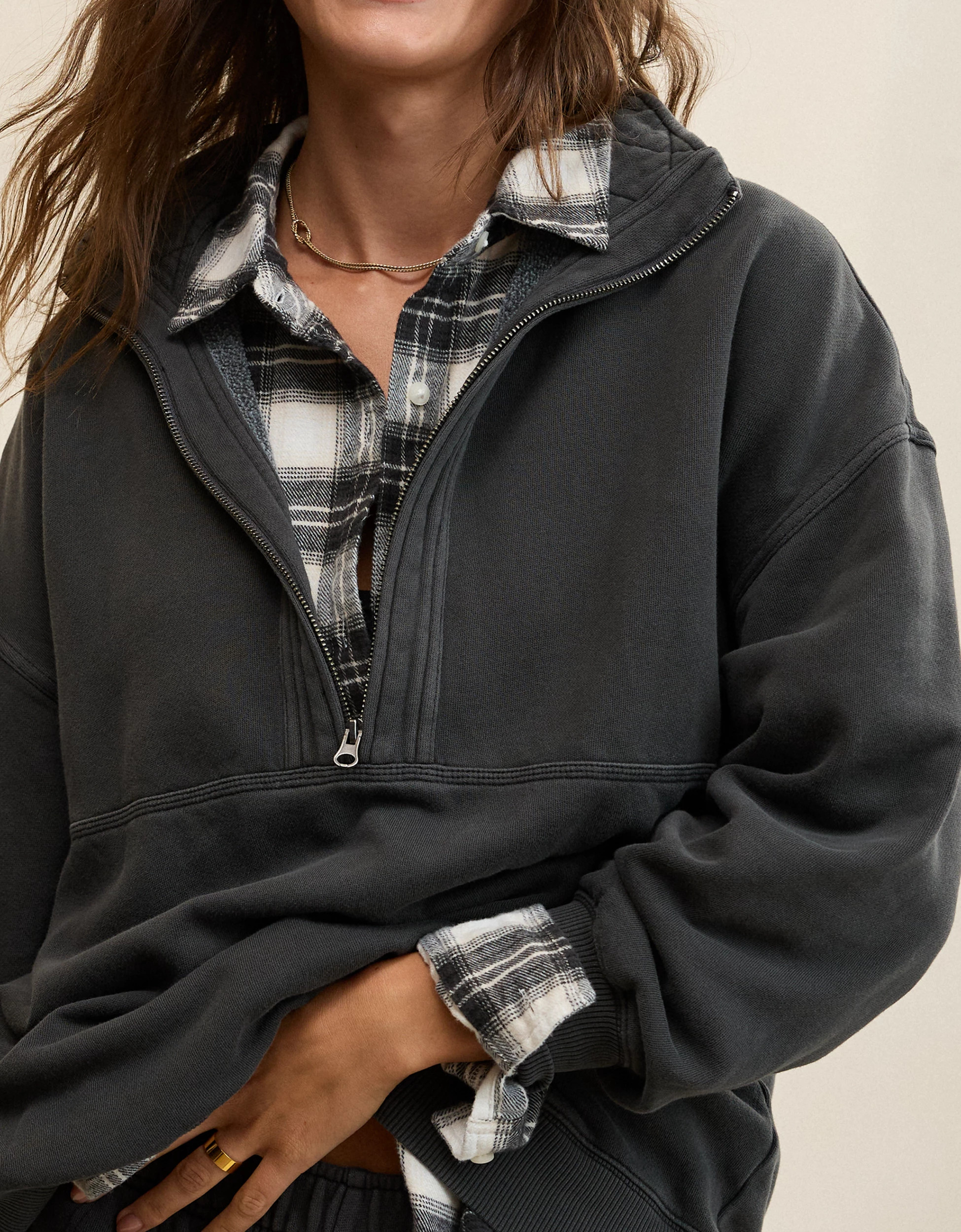 Aerie Oh Zip! Sweatshirt | Aerie