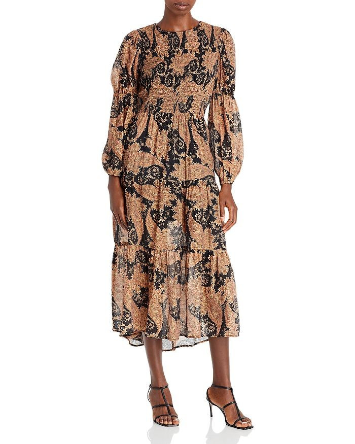 Paisley Smocked Midi Dress | Fall Dress | Thanksgiving Outfit | Bloomingdale's (US)