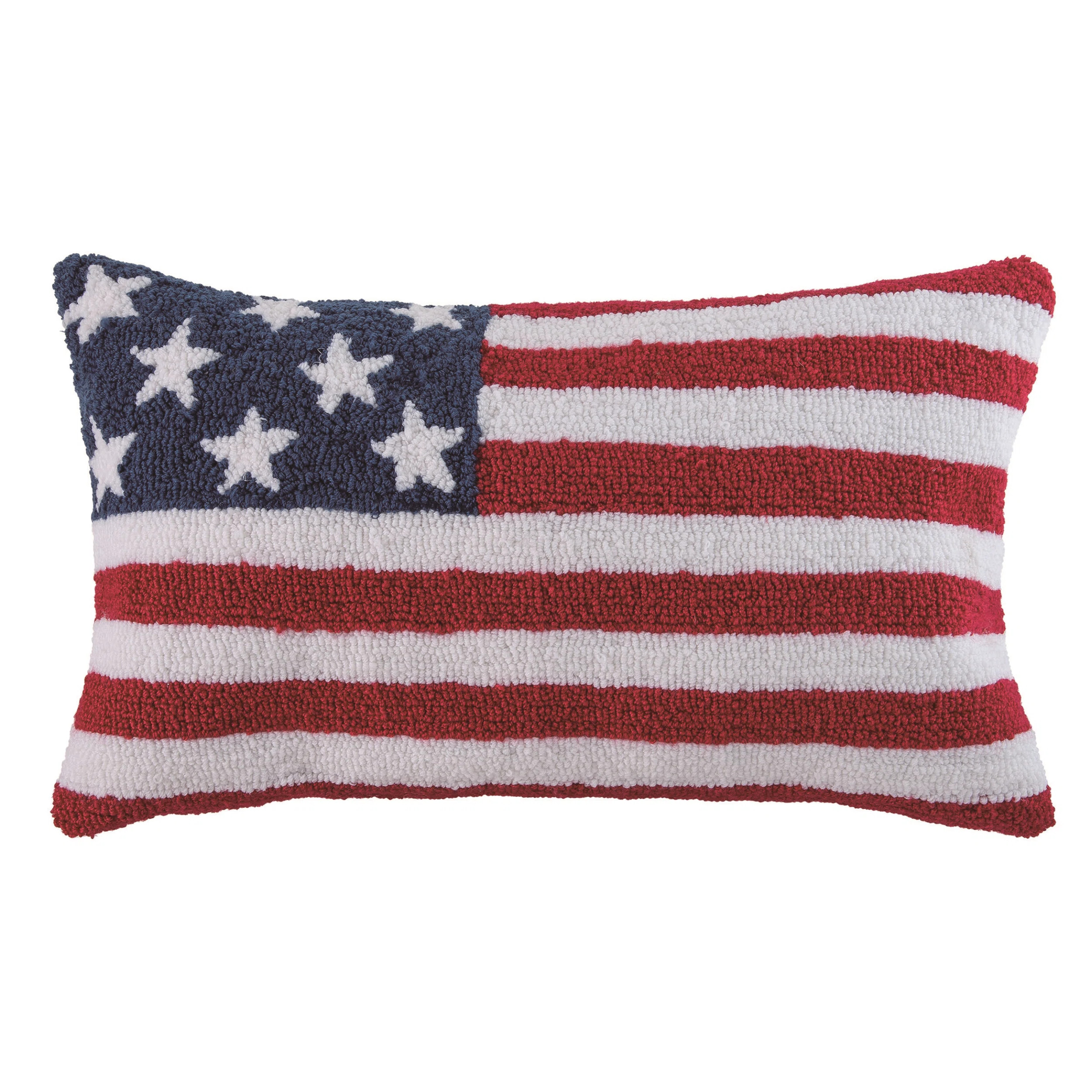 Transpac Patriotic American Flag Rectangular Throw Pillow  | Wayfair | Wayfair North America