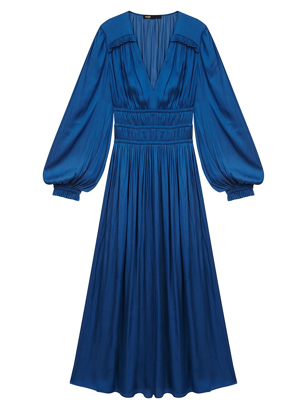 Maje Riannette Satin Maxi Dress | Saks Fifth Avenue