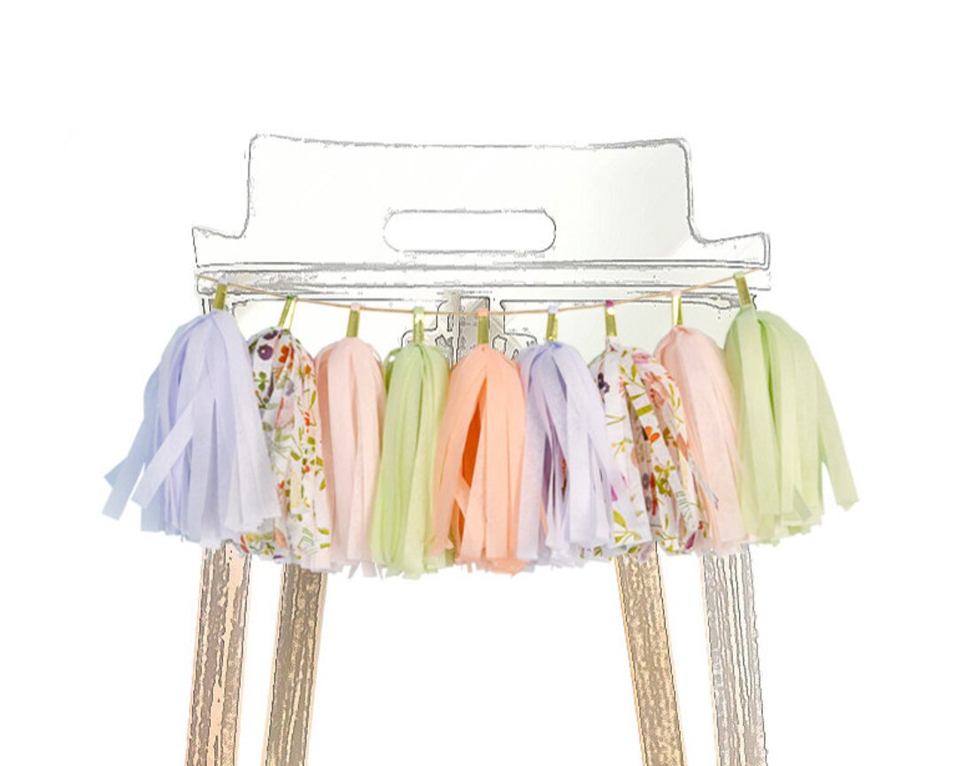 Floral Pastels High Chair Garland, Easter Baby Birthday, Garden Flower Princess First Birthday, 1... | Etsy (US)